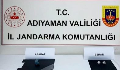 Adıyaman’da operasyon: 180 adet uyuşturucu madde ele geçirildi