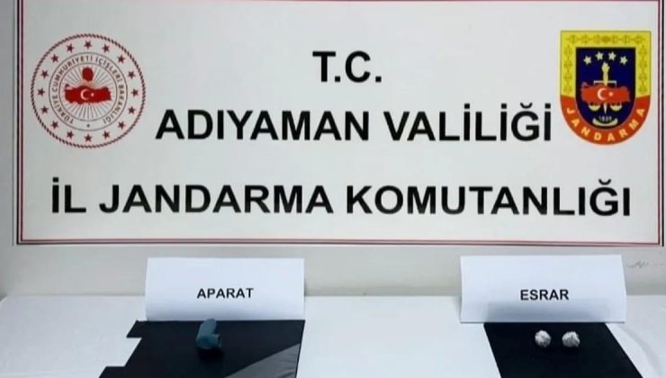 Adıyaman’da operasyon: 180 adet uyuşturucu madde ele geçirildi