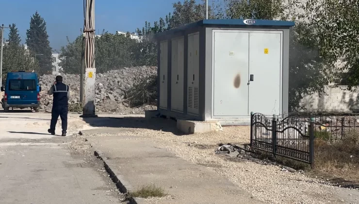 Adıyaman’da elektrik trafosu paniği