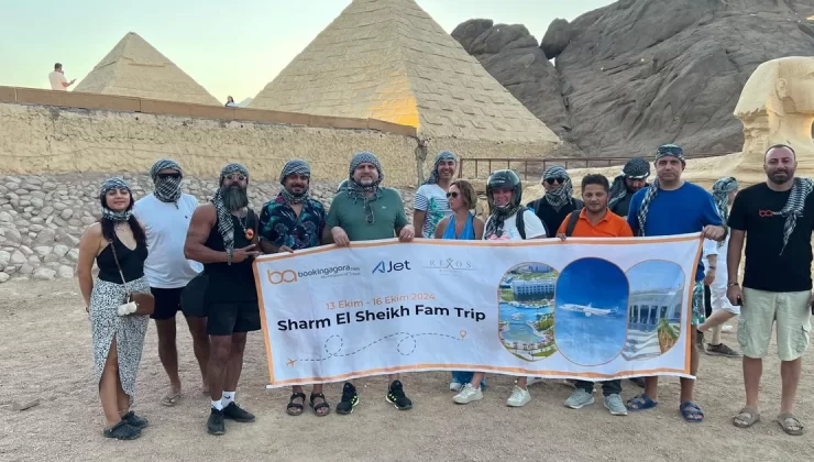 AJet, ilk Fam Trip’ini BookingAgora ile Sharm El Sheikh’e yaptı