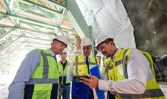 Başkan Tugay Buca Onat Tüneli’ni inceleyerek beton çalışmasını başlattı