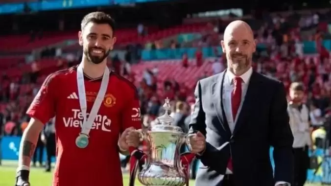 Bruno Fernandes’ten Erik ten Hag’a veda!