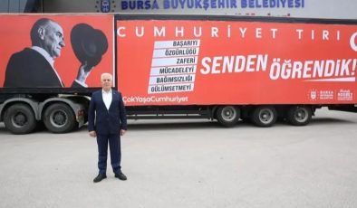 Bursa Büyükşehir Belediyesi, Cumhuriyetin 101’nci yılını görkemli kutluyor