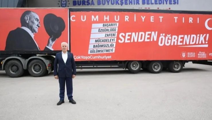 Bursa Büyükşehir Belediyesi, Cumhuriyetin 101’nci yılını görkemli kutluyor