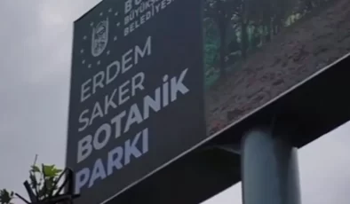 Bursa’da Erdem Saker’in adı Botanik Park’ta ölümsüzleştirildi