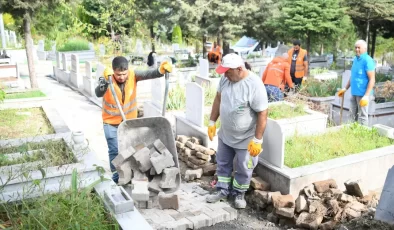 Çayırova’da Akse Mezarlığı’na bakım