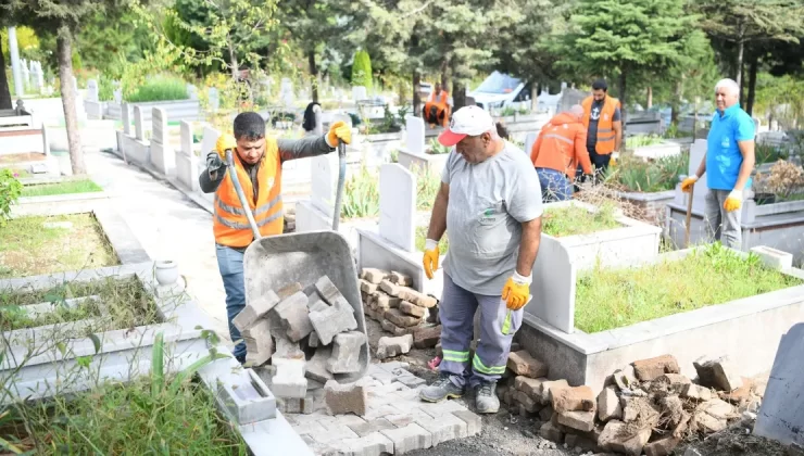 Çayırova’da Akse Mezarlığı’na bakım