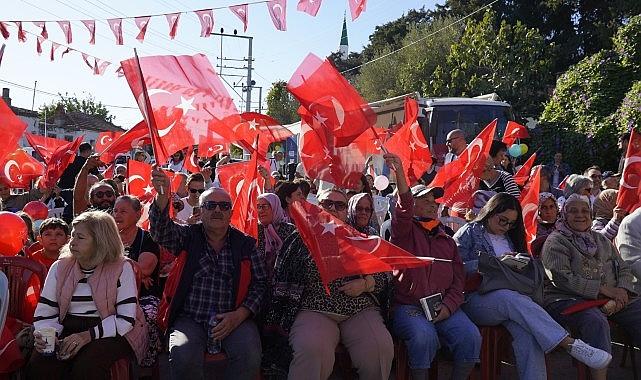 Çeşme Germiyan’da Cumhuriyet coşkusu “Bu gurur bizim”