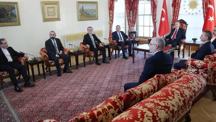 Cumhurbaşkanı Erdoğan, 4 ülkenin Dışişleri Bakanlarını kabul etti