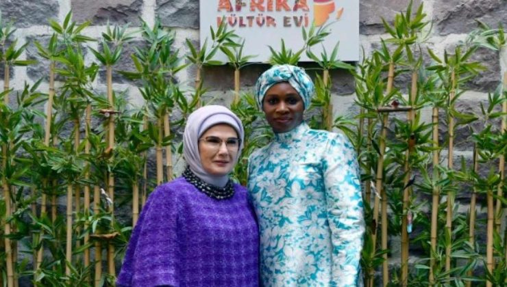 Emine Erdoğan Senegal Devlet Başkanı’nın eşi Marie Khone Faye’yi ağırladı