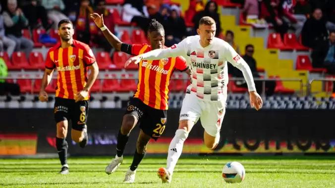 Gaziantep FK, skoru koruyamadı! Kayserispor…