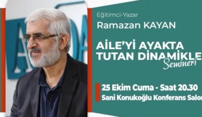 İnegöl’de “Aileyi Ayakta Tutan Dinamikler” semineri düzenlenecek