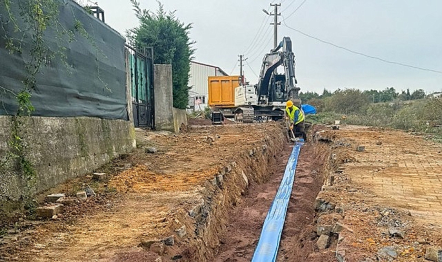 İSU’dan Gebze Mollafenari, Cumaköy ve Kadılı mahallelerine yeni altyapı yatırımı.