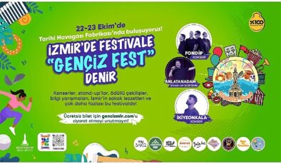 İzmir’de gençlik ve yaratıcılık rüzgarı estirecek Gençİz Fest başlıyor