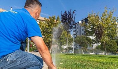 İzmir’in parklarında akıllı sulama dönemi