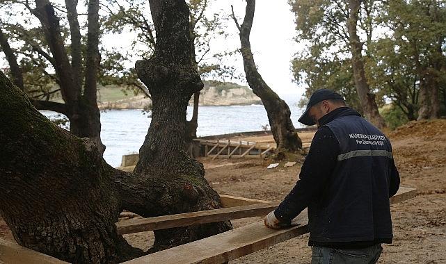 Kandıra Belediyesi Seyrekte Karavan Parkı ve Çadır Alanı Çalışmaları başladı