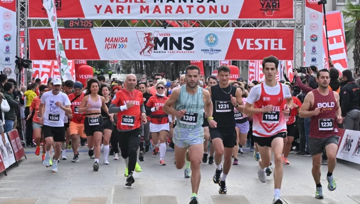 Manisa sokaklarında yarı maraton heyecanı