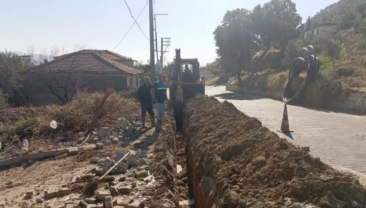 Manisa’da bir bölgeye daha sağlıklı ve kesintisiz içme suyu hattı