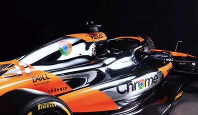 McLaren F1 aracı, ABD Grand Prix’inde “Google Chrome şovu” yaptı