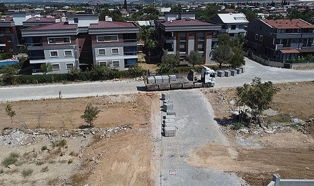 Menderes’te Söğüt Sokak Yolu Tamamlandı