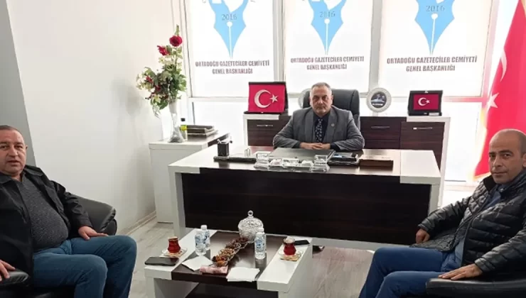 Mesut Demir ve İsrafil Avcı’dan Ağrı’da OGC Genel Başkanı Aydın’a ziyaret