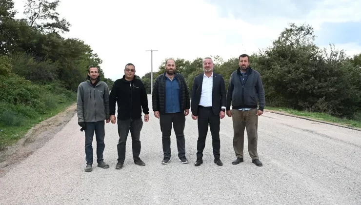 Şahmelek ve Doğla’da yol çalışmaları tamamlandı