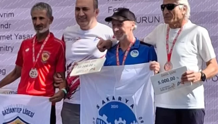 Uluslararası maratonda birincilik kürsüsü Ali Turan’ın