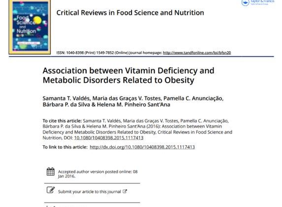 Vitamin eksikliği ile obeziteye bağlı metabolik bozukluklar arasındaki ilişki