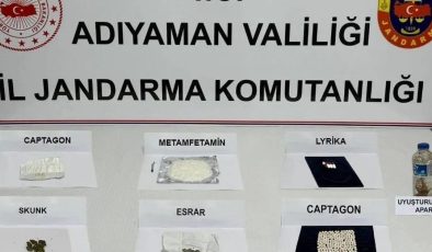 Adıyaman’da uyuşturucu operasyonu