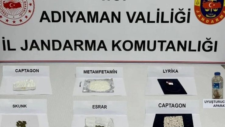 Adıyaman’da uyuşturucu operasyonu