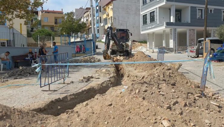 Balıkesir Ayvalık’ta yılların sorununa BASKİ’den kalıcı çözüm