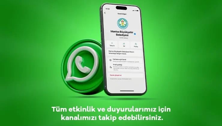 Manisa Büyükşehir’den WhatsApp hamlesi!